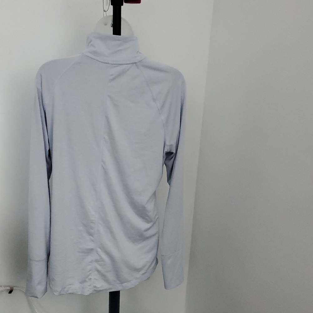 Light Blue Quarter-Zip Pullover - image 3